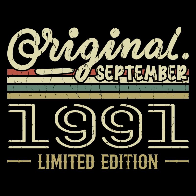 September 1991 Geburtstagsgeschenk September 1991