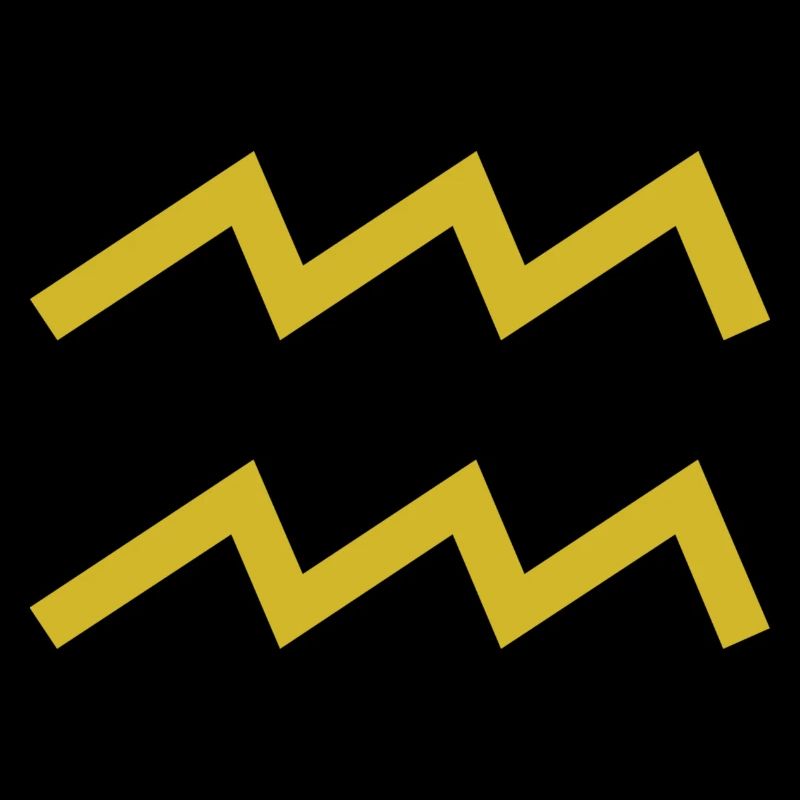 Sternzeichen Wassermann, exklusives T-Shirt Design