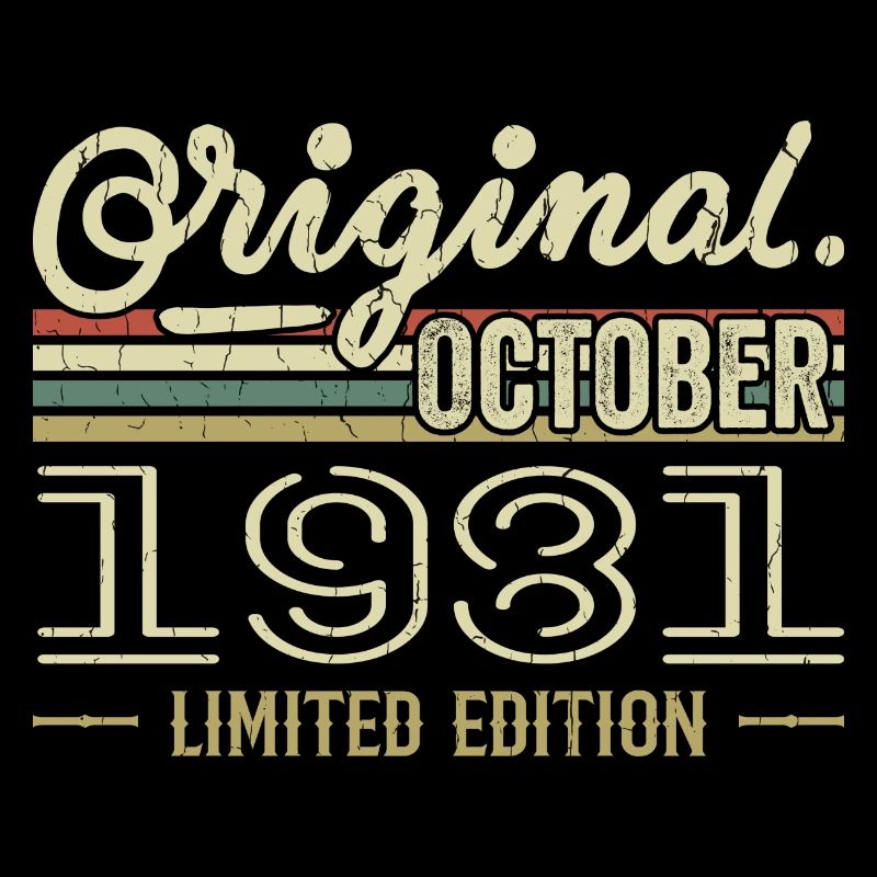 Born in October 1981 Retro Birthday October 1981