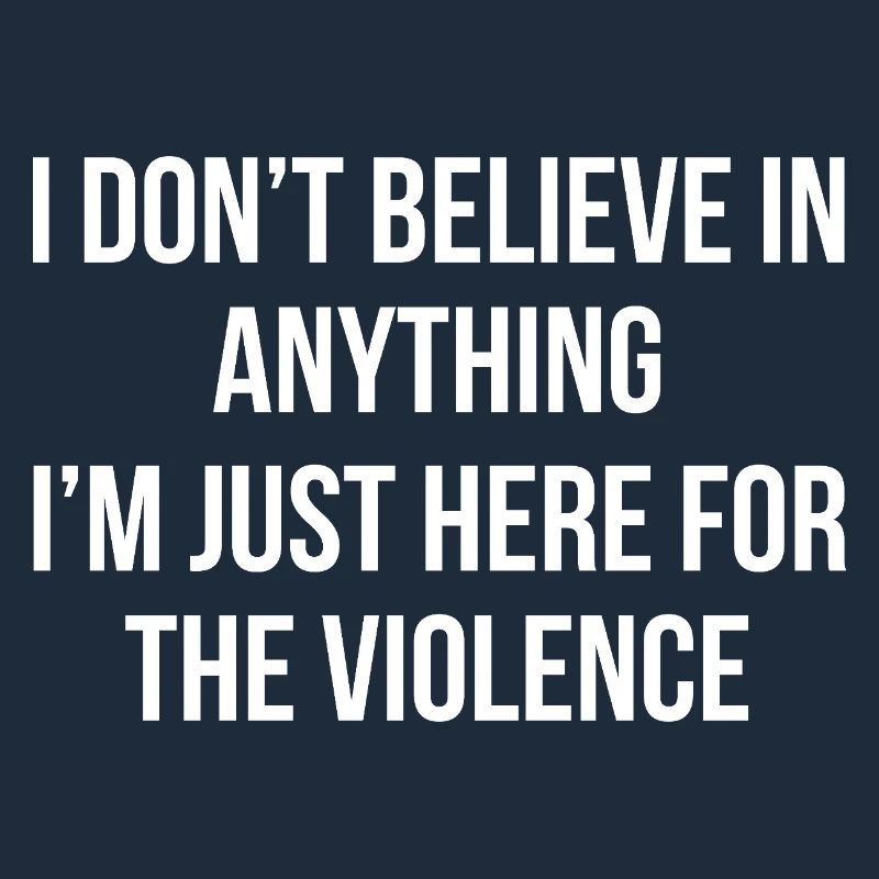 Black and white text statement