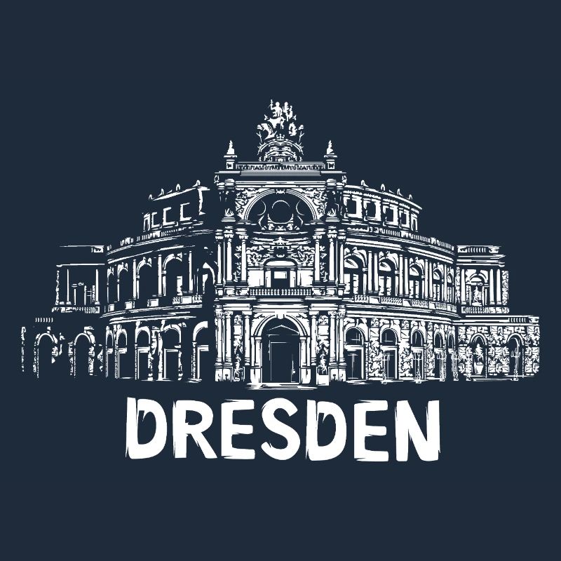 Dresde Semperoper Illustration