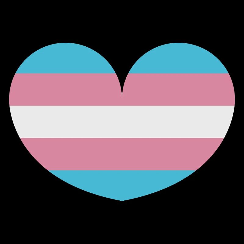 Drapeau trans heart