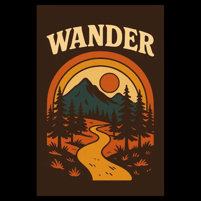 Wanderlust – Retro Pfad ins Abenteuer