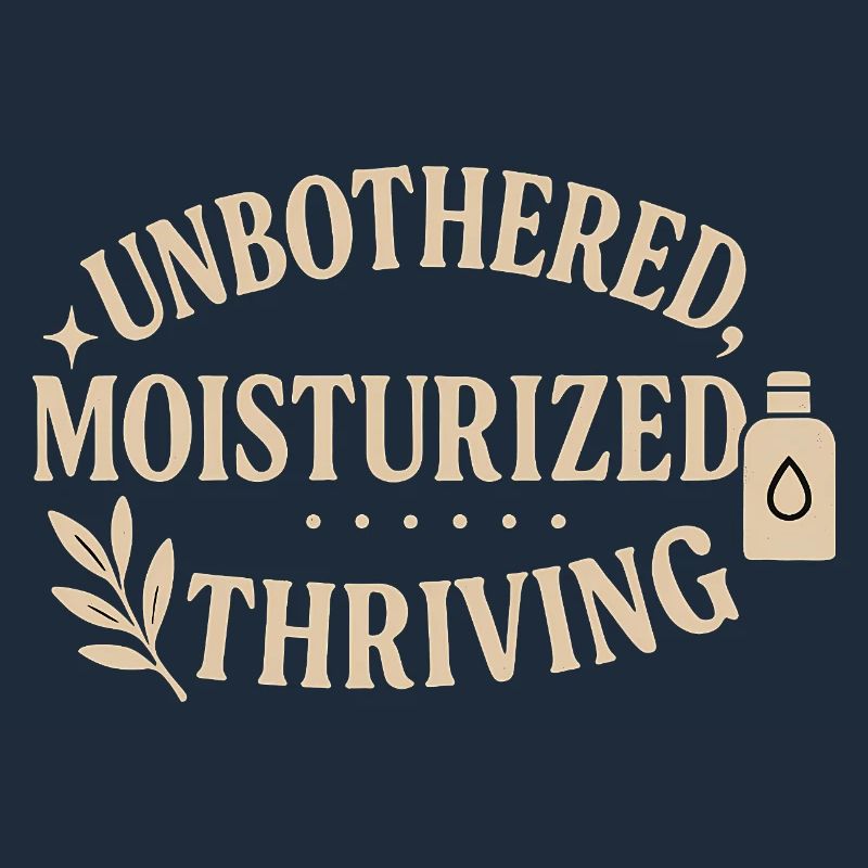 Unbothered Moisturised Thriving Design