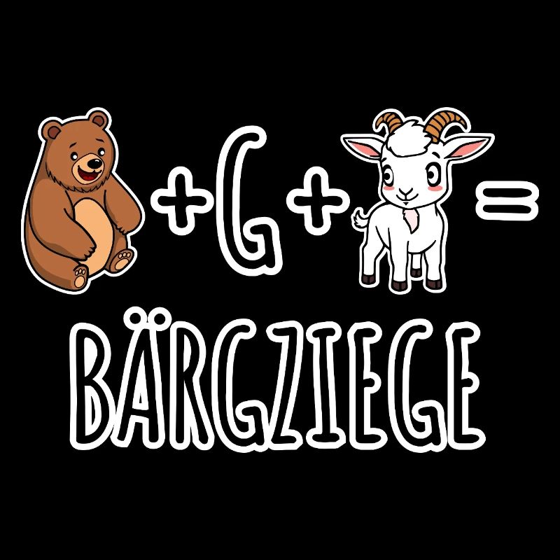 Bear plus goat equals mountain goat uh BEAR-G-GOAT