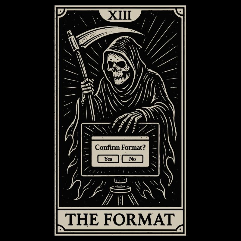 Datahoarding Tarot: Death of Format