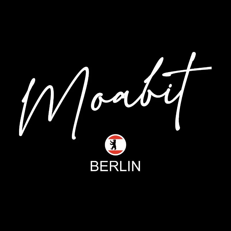 Moabit - Berlin Flagge - Berliner Bär