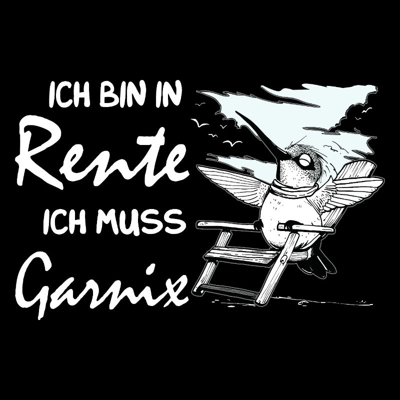 Lustiges deutsches Ruhestandsdesign