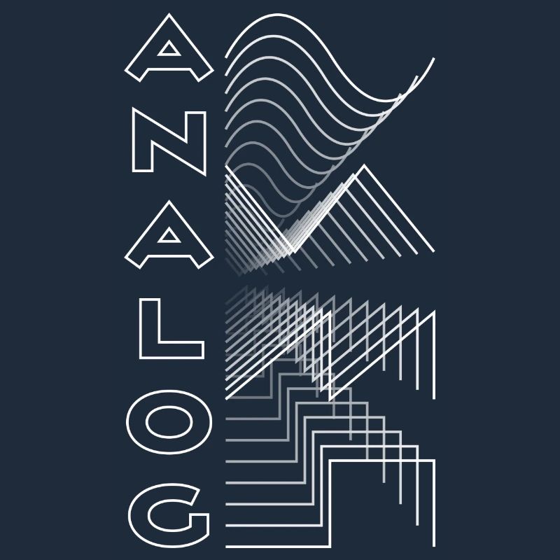 Analogique Waveform Audio Digital Design Modular Gift
