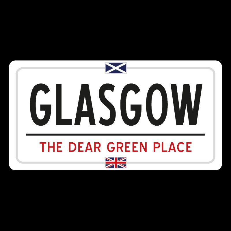 Glasgow Place Name Sign
