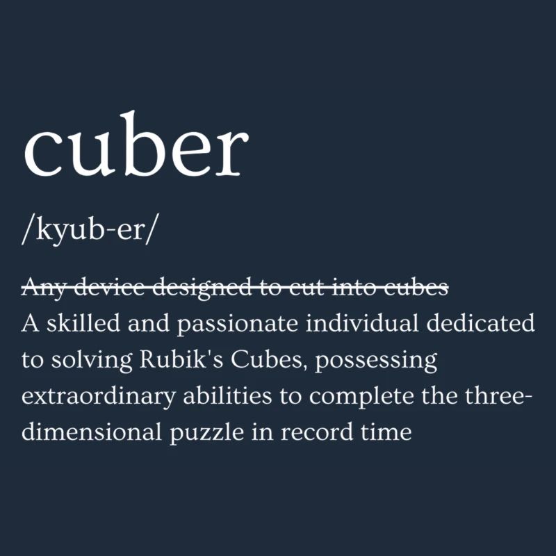 Cuber definition