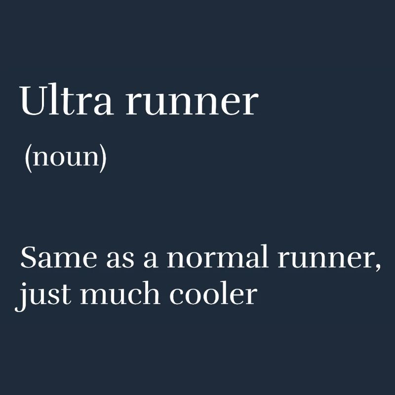 Ultra Runner Wie ein normaler Runner Nur viel gurren