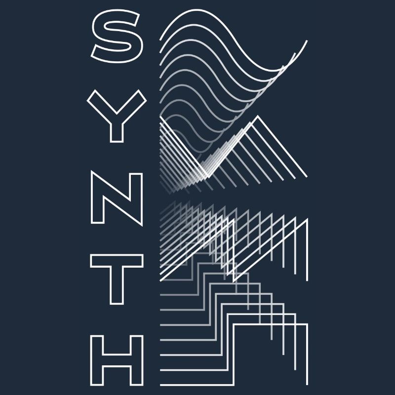 Synth Waveform Audio Analog Design Modular Gift