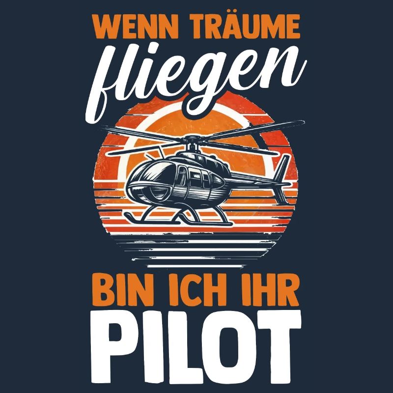 Pilote aux commandes Hélicoptère Aviateur Hélicoptère