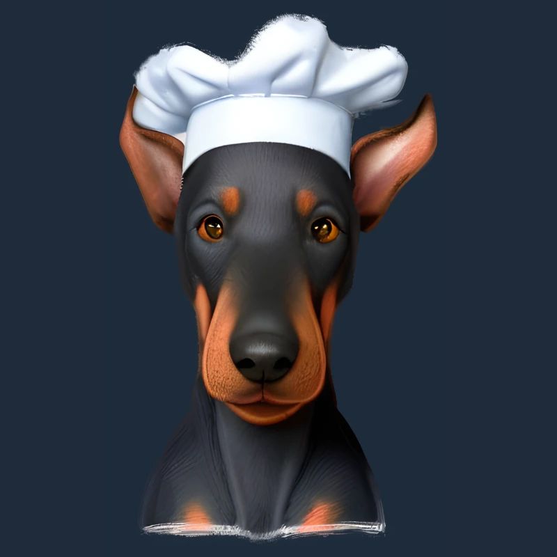 Doberman Ristoratore Cane Cuochi Doberman Cucciolo