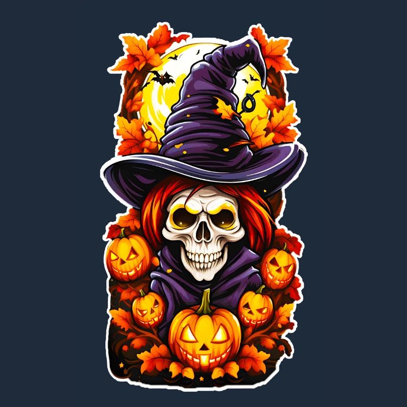 Halloween Horror Totenkopfschädel