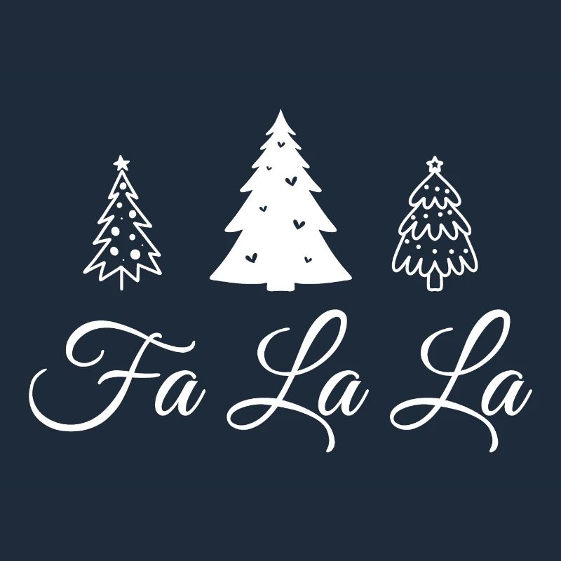 Arbres de Noël Fa la la