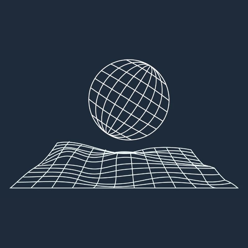 Conception futuriste du globe en grille