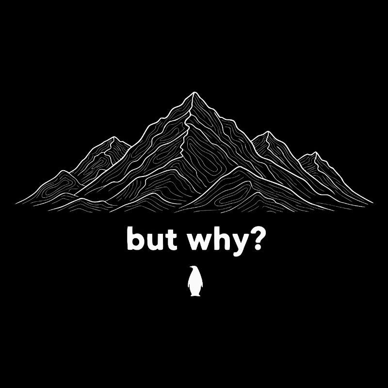 Penguin | Funny Nihilistic Penguin