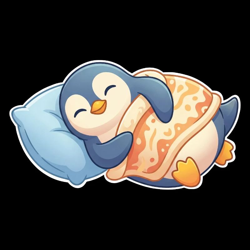 Pinguin Schlafen