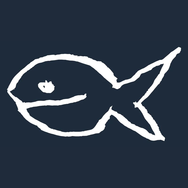 Fish - minimal vector illustration