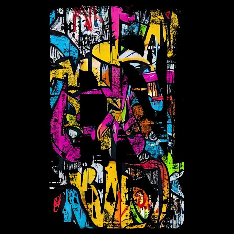 Graffiti style Splash hip hop colors painter color