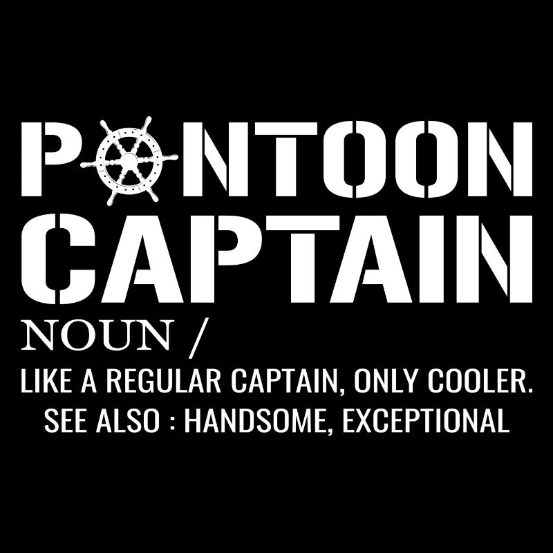Ponton Kapitän Definition Lustiges Pontonboot