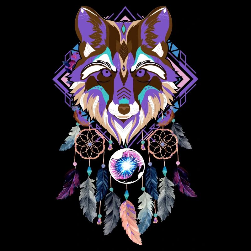 Dream Catcher Wolf