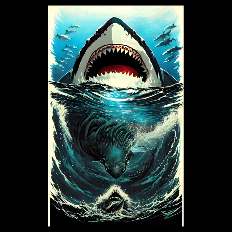 Requin | Grand requin blanc | Créature marine | Poisson