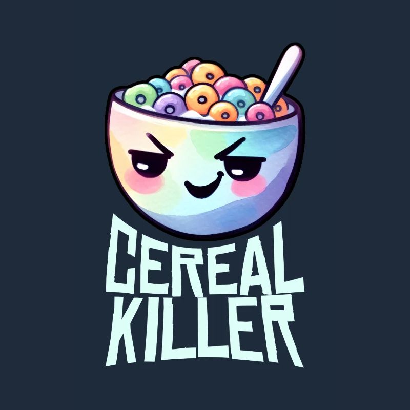 Cereal Killer Breakfast Pun