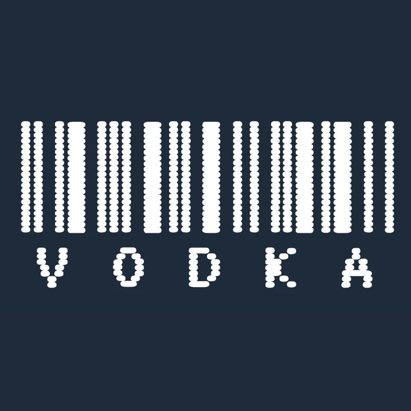 Vodka Barcode Typography