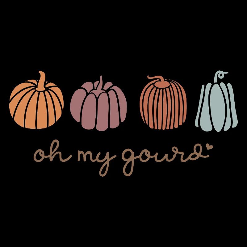 Conception de motif de citrouille pour la tenue d’automne