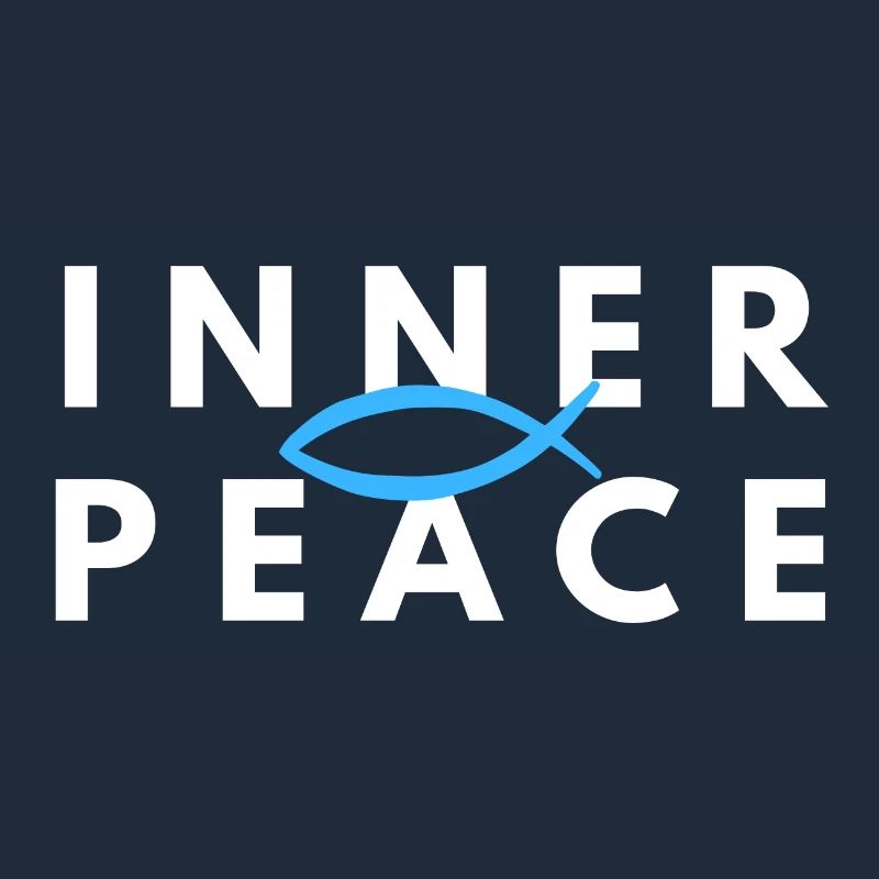 Inner Peace Ichthys Christian Meditation Tee