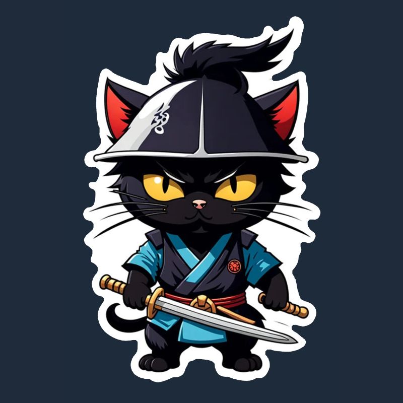 Ninja Cat - Samurai Kitten