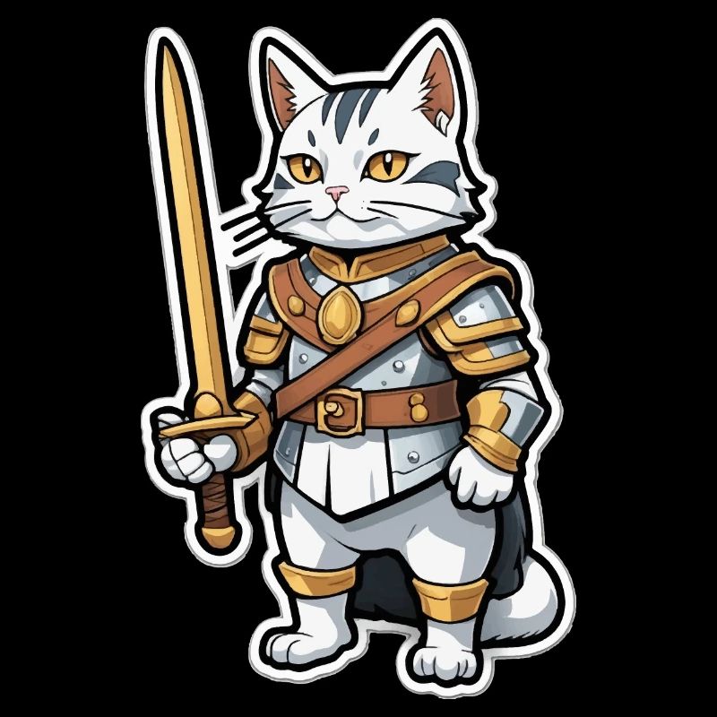 Katze Ritter Comic