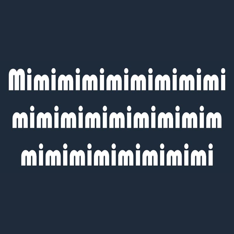 Mimi Typografie Muster Pattern