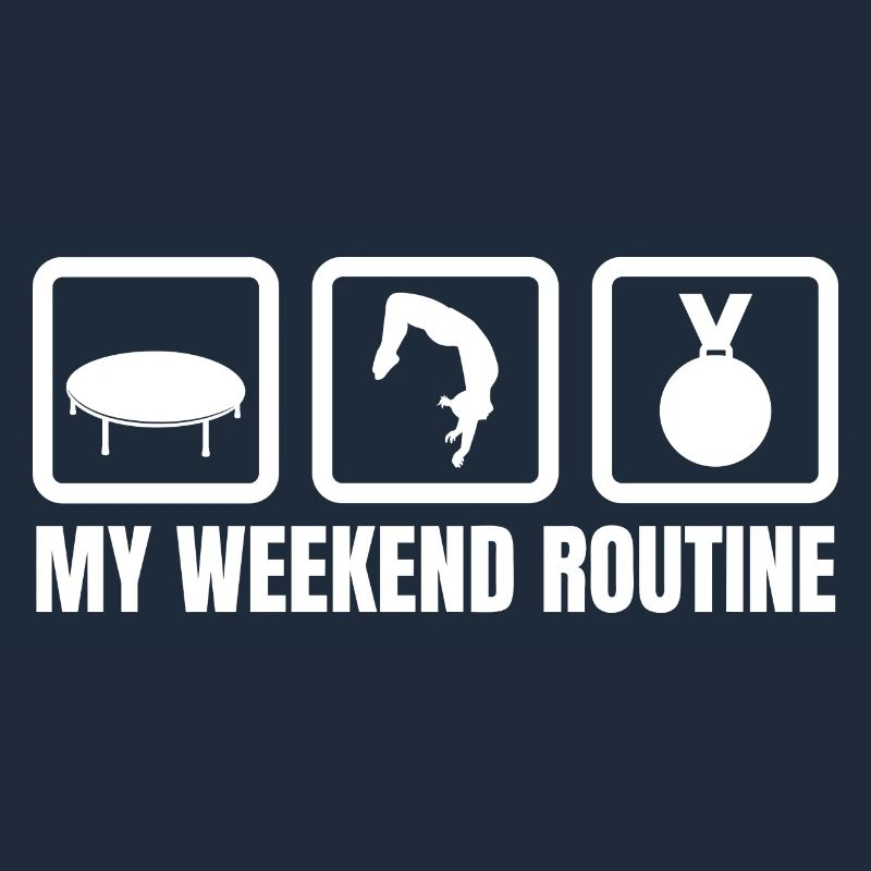 Trampoline Weekend Routine