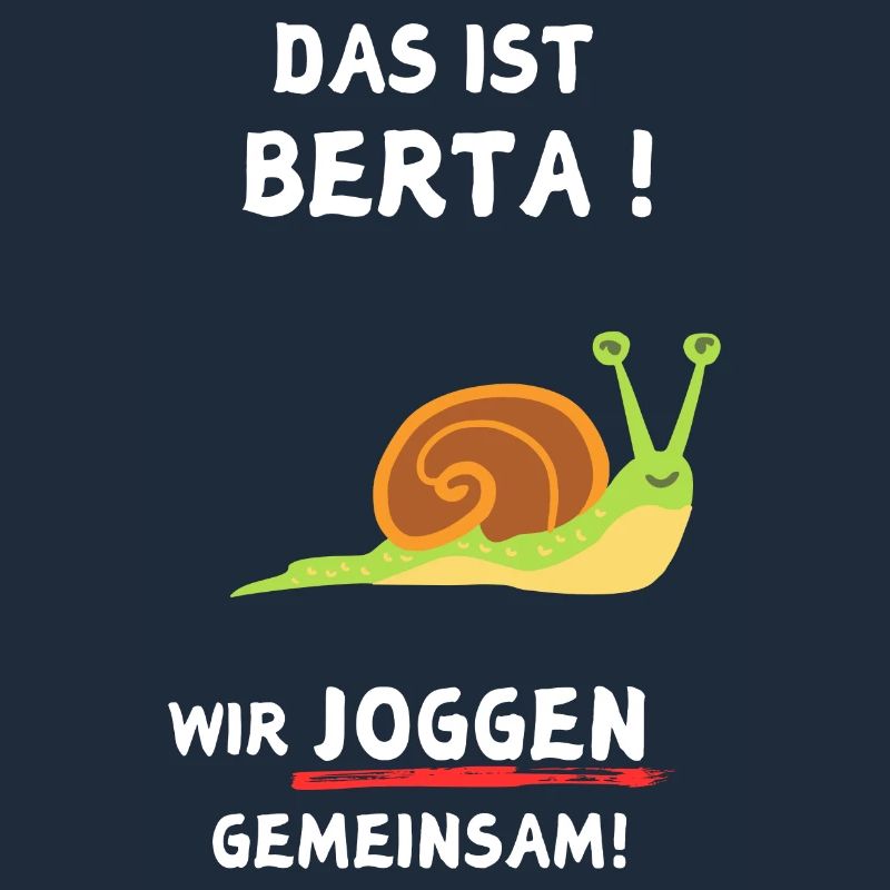 C’est Berta ! Nous faisons du jogging ensemble ! Escargot