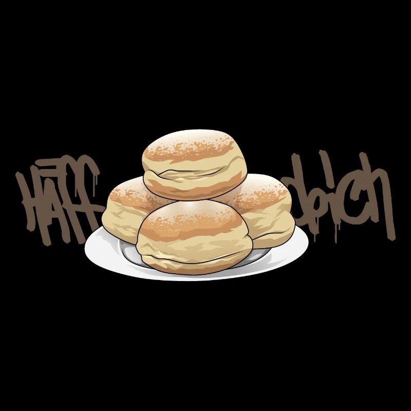 Hefeteig // Krapfen // Illustration
