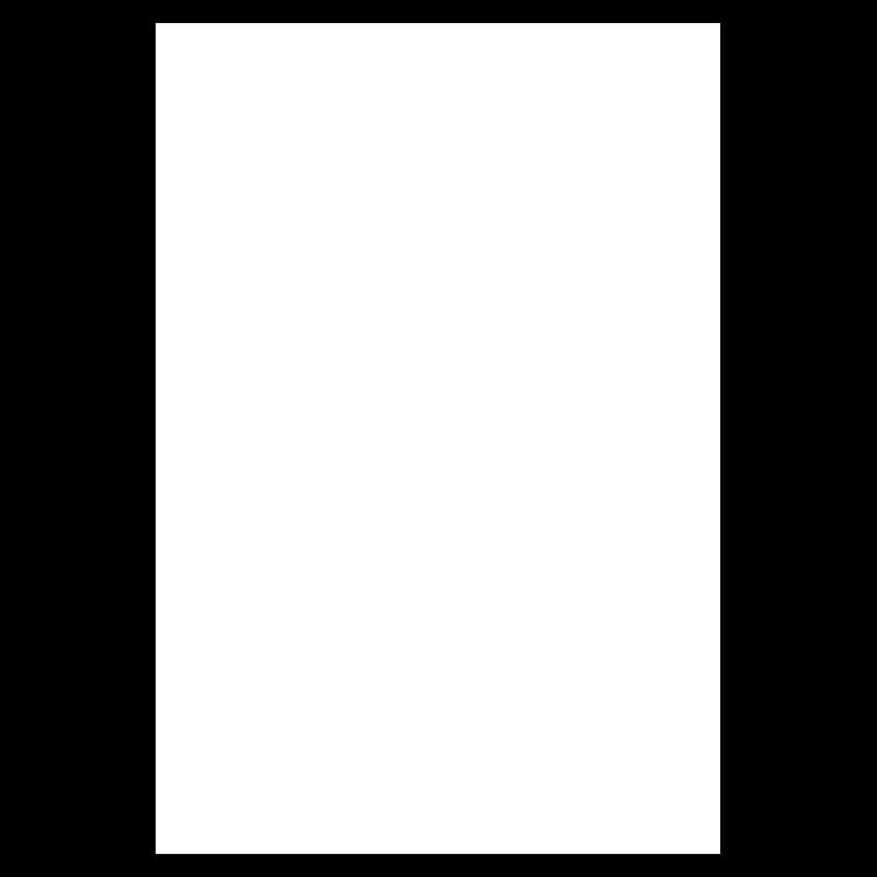 T-shirt rectangle blanc sur noir