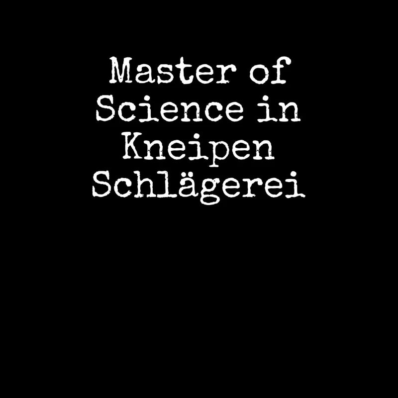 Master of Science en bagarre de pub