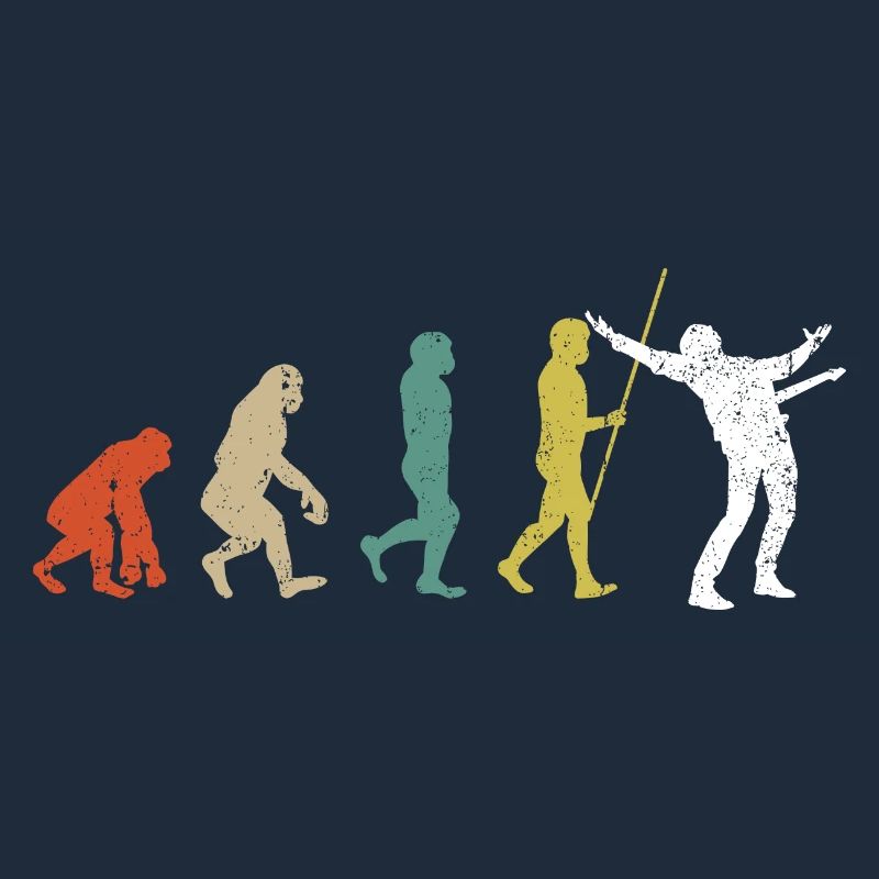 Vintage evolution guitar player
