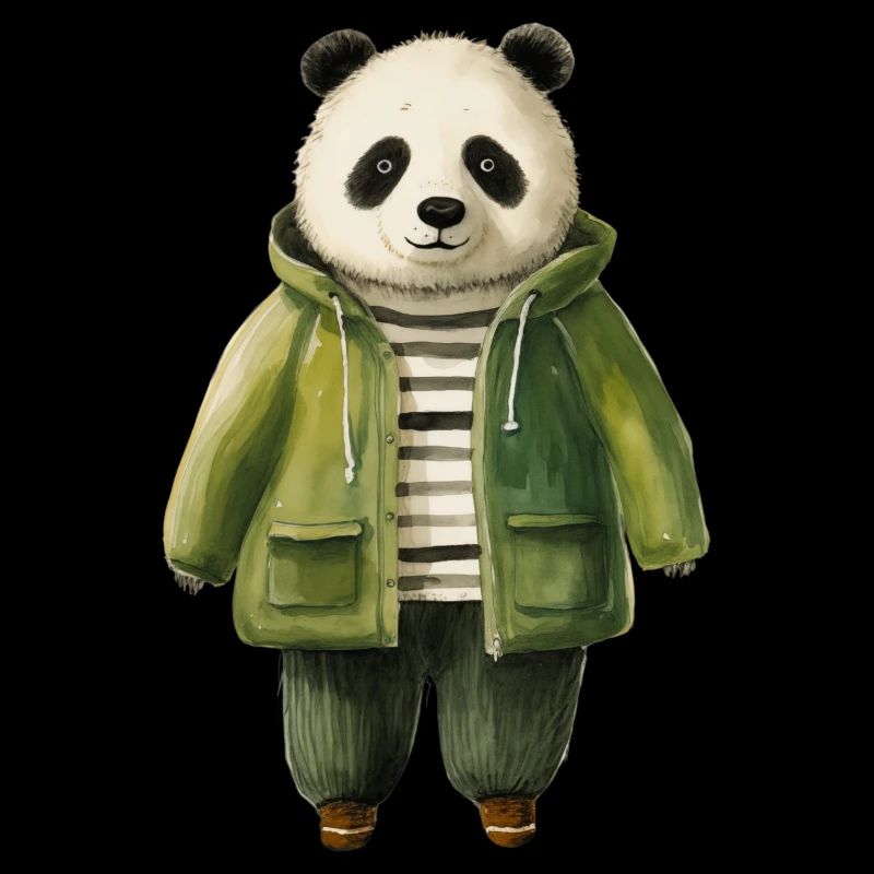 Bamboo Panda Magic Shirt - Vibrant & Unique
