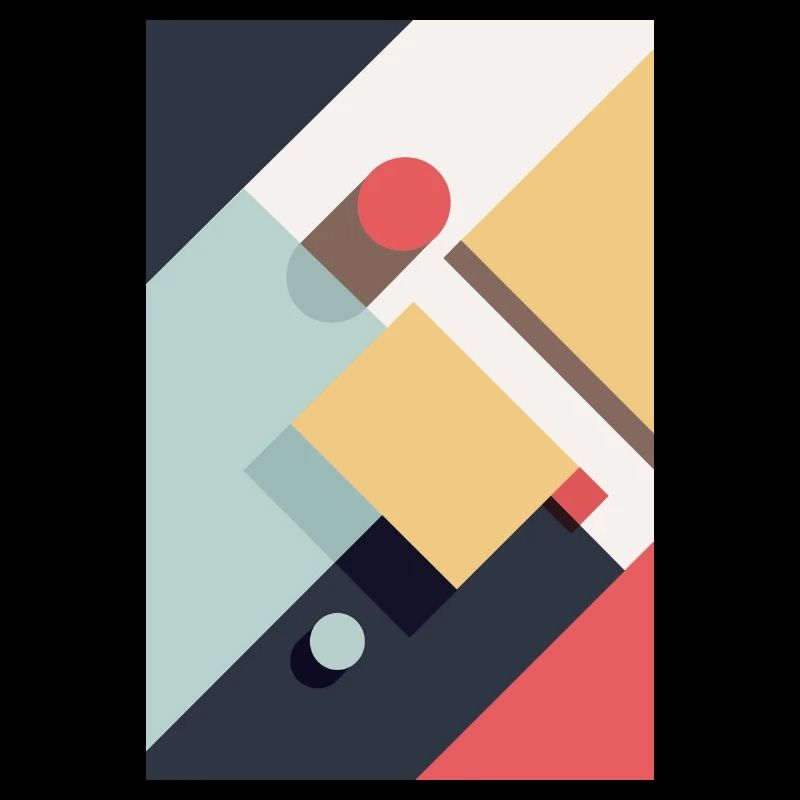 Geometry with color harmony