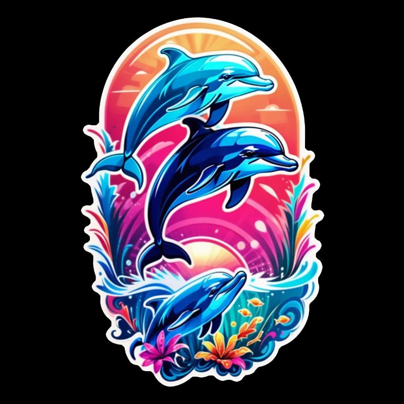Dolphin and ocean