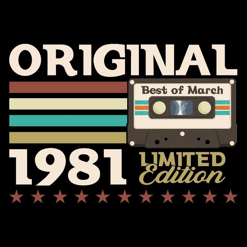 Cassette du 44e anniversaire Mars 1981
