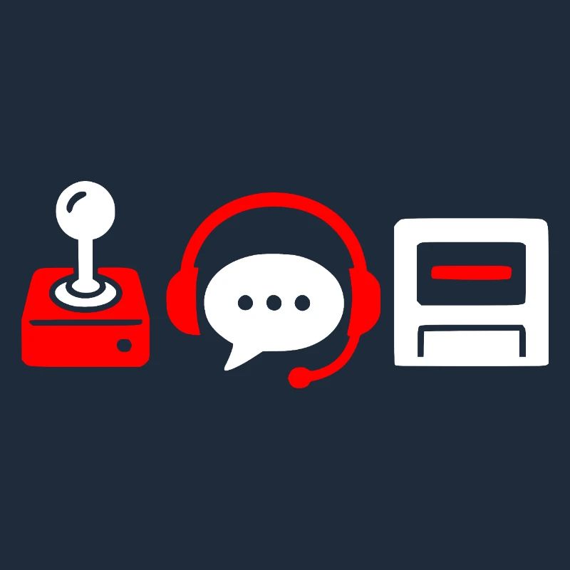 Retro controller, PC and headset