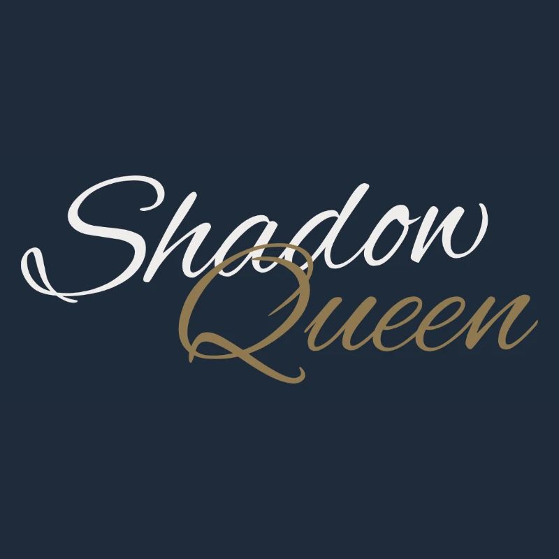 Shadow Queen Golden Cursive Script