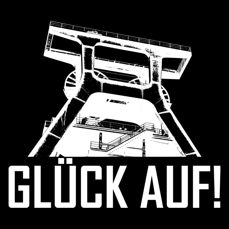Glück auf weiß