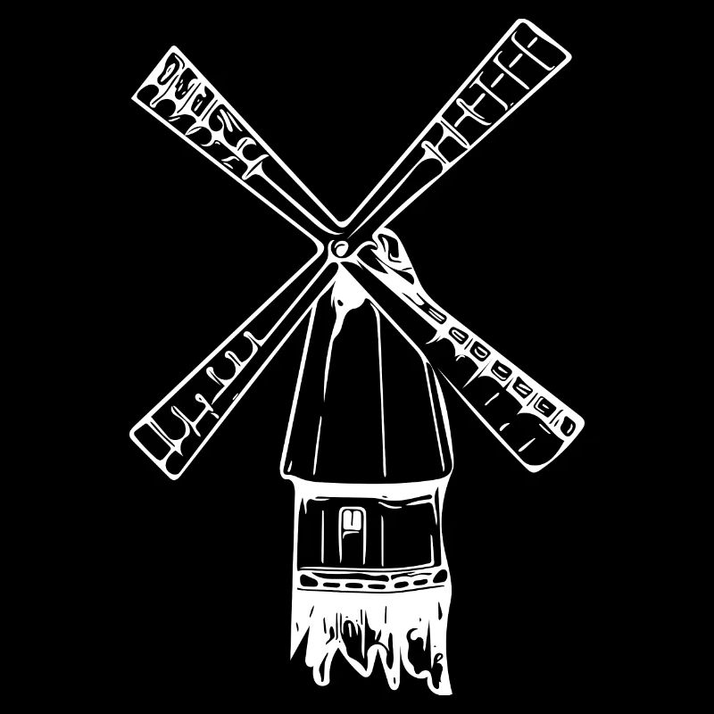Vintage nostalgische Windmühle